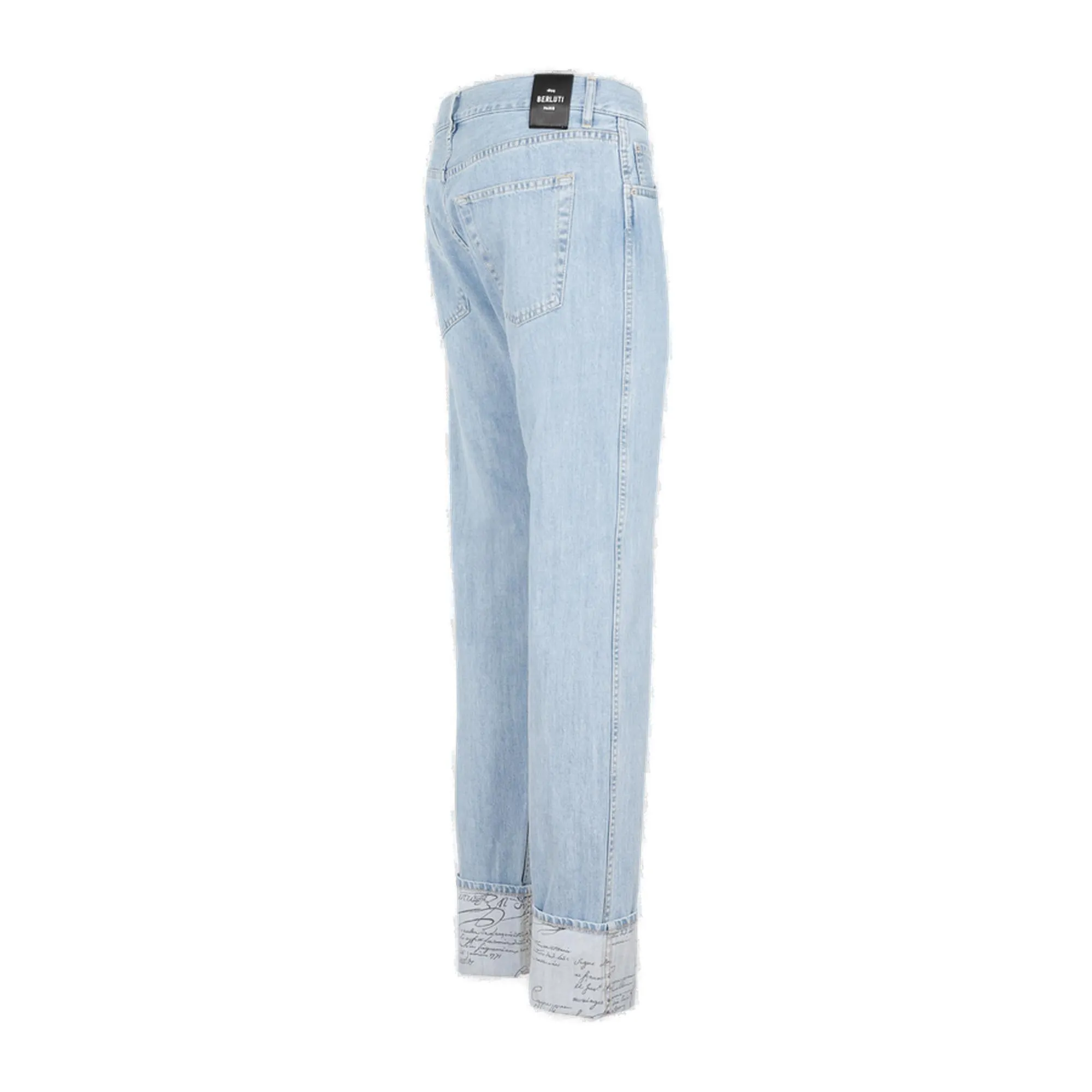 Berluti Print Detailed Jeans