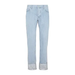 Berluti Print Detailed Jeans