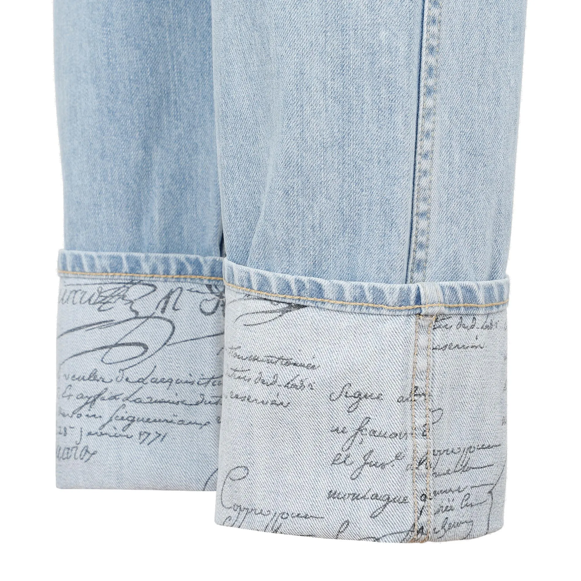 Berluti Print Detailed Jeans