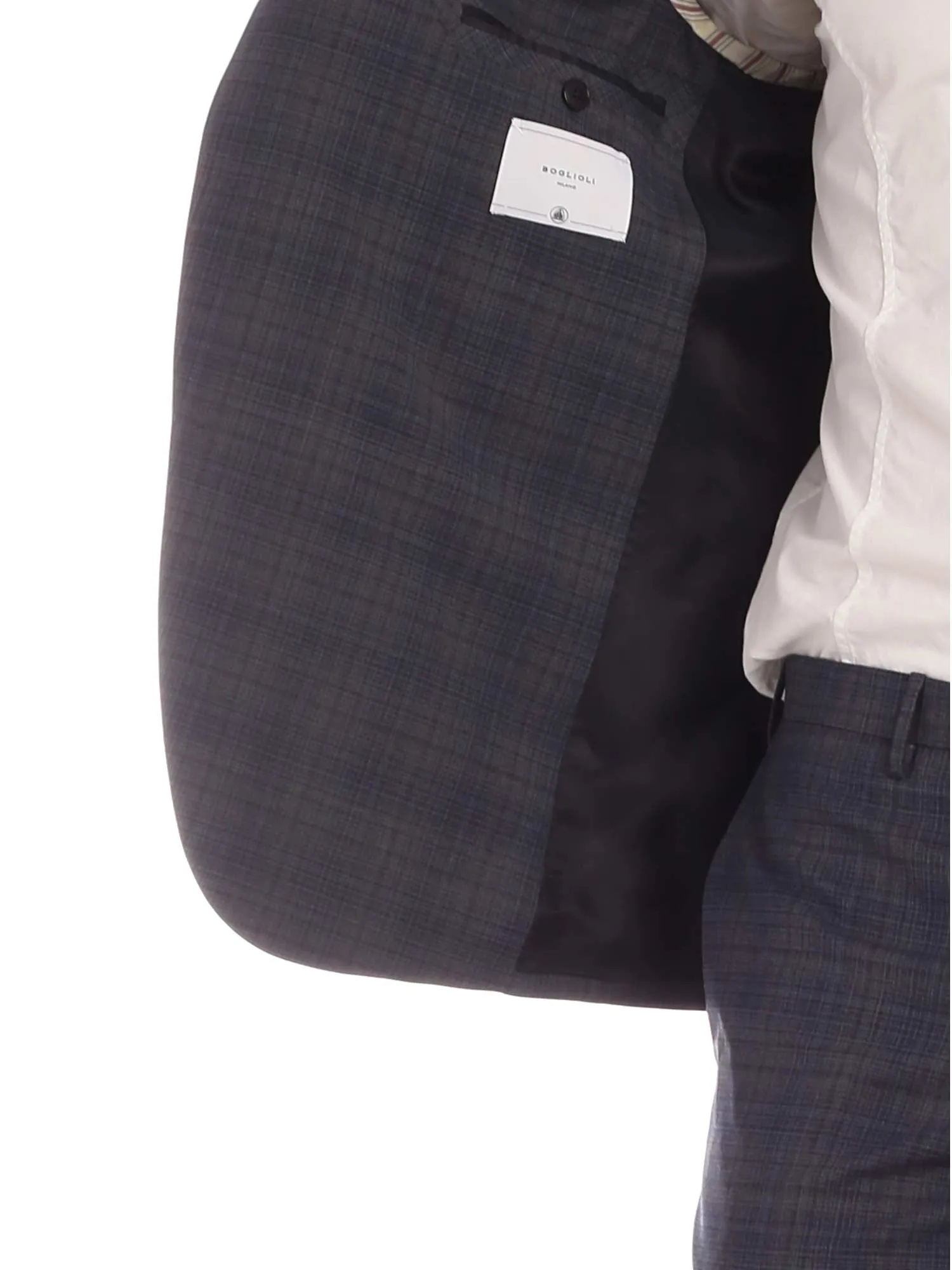 Boglioli Plaid Single-Breasted Two-Piece Suit
