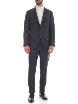 Boglioli Plaid Single-Breasted Two-Piece Suit