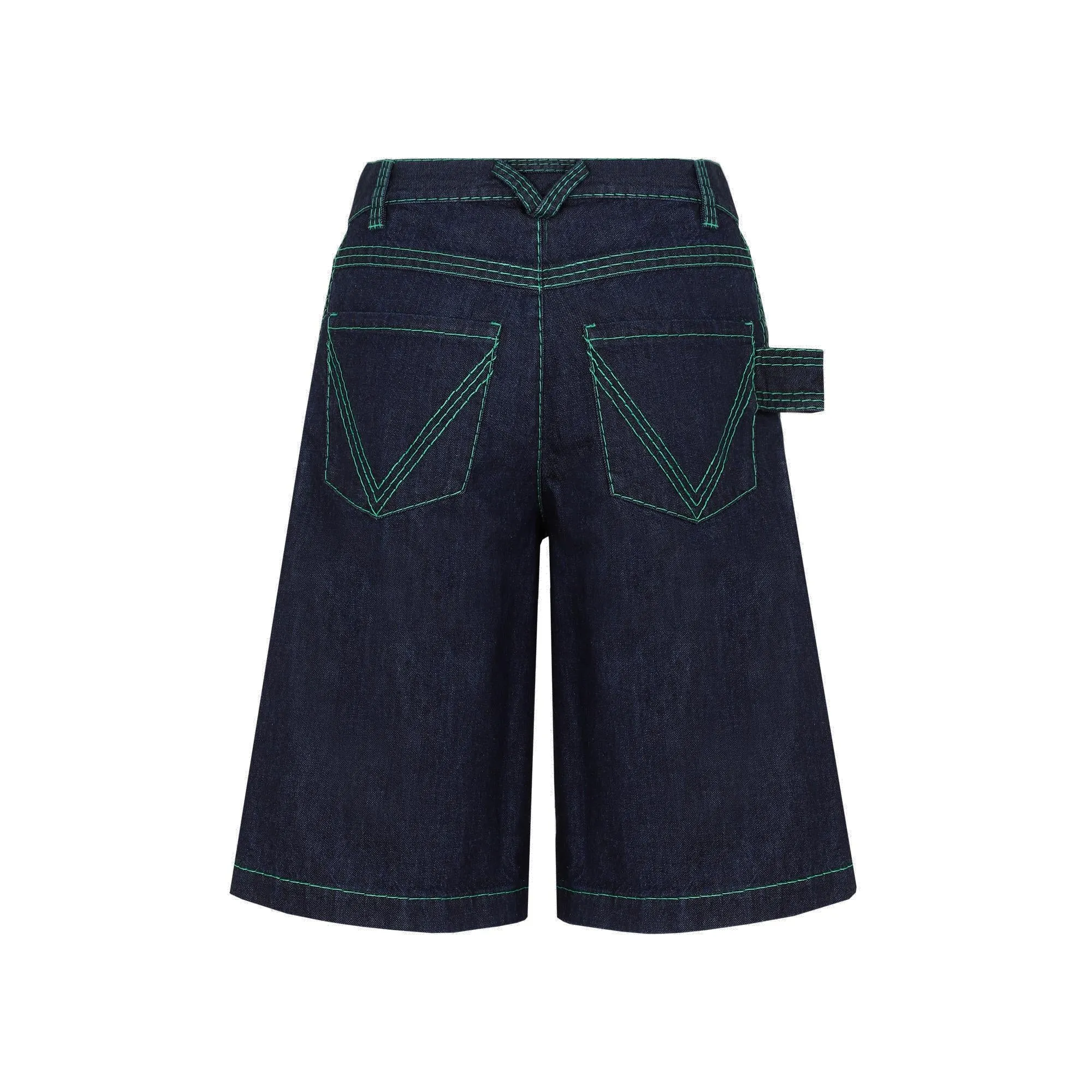 Bottega Veneta Denim Bermuda Shorts