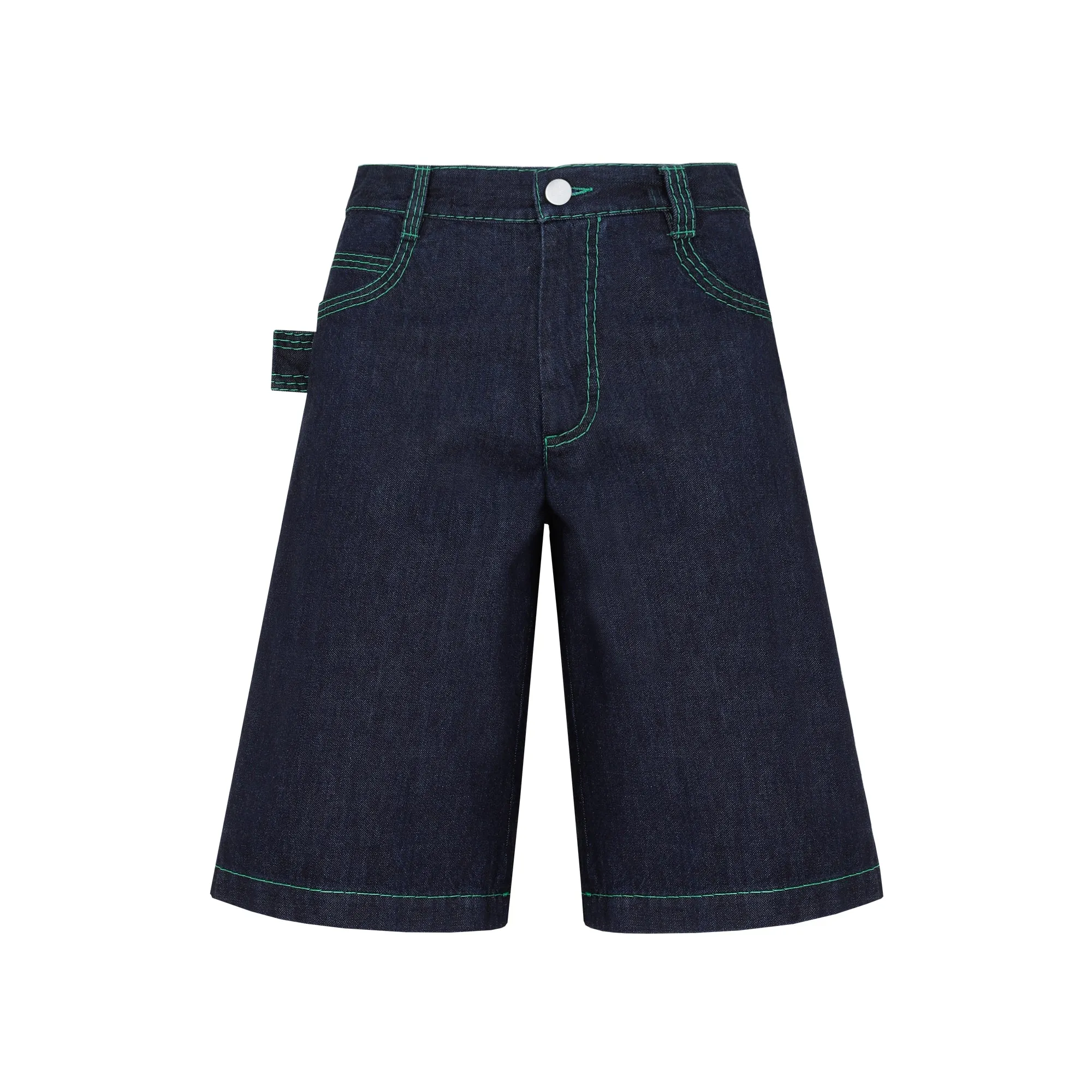 Bottega Veneta Denim Bermuda Shorts