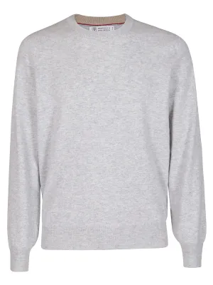 Brunello Cucinelli Crewneck Knitted Sweater
