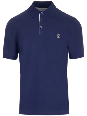 Brunello Cucinelli Logo Detailed Polo Shirt