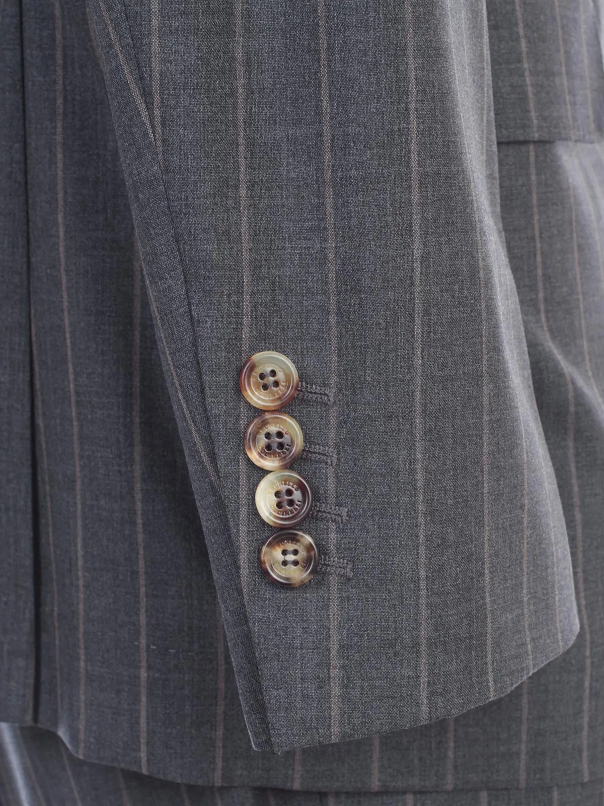 Brunello Cucinelli Pinstriped Single Breasted Suit