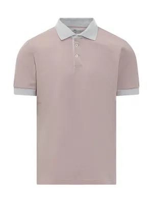 Brunello Cucinelli Short-Sleeved Polo Shirt