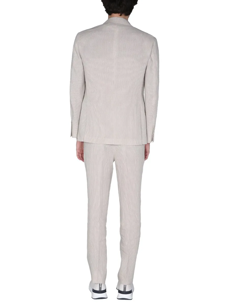 Brunello Cucinelli Striped Pattern Two-Piece Suit