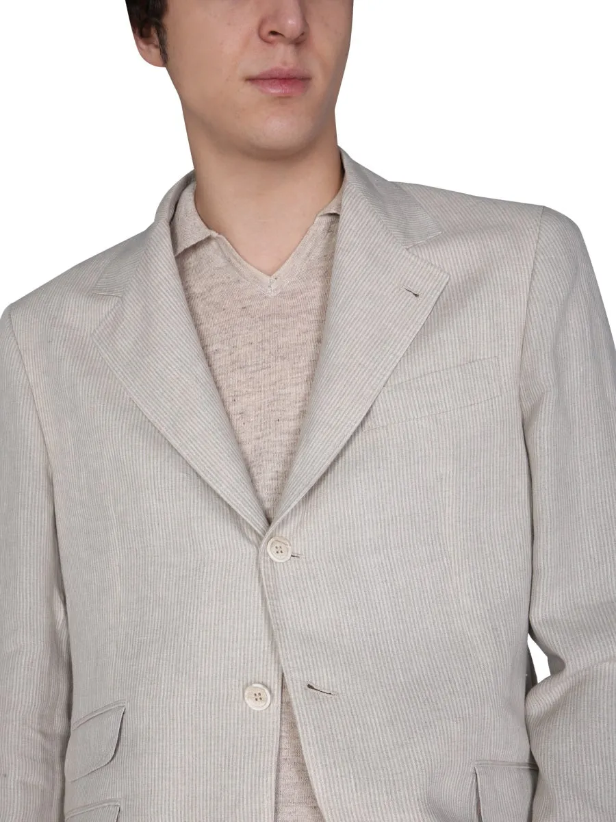 Brunello Cucinelli Striped Pattern Two-Piece Suit