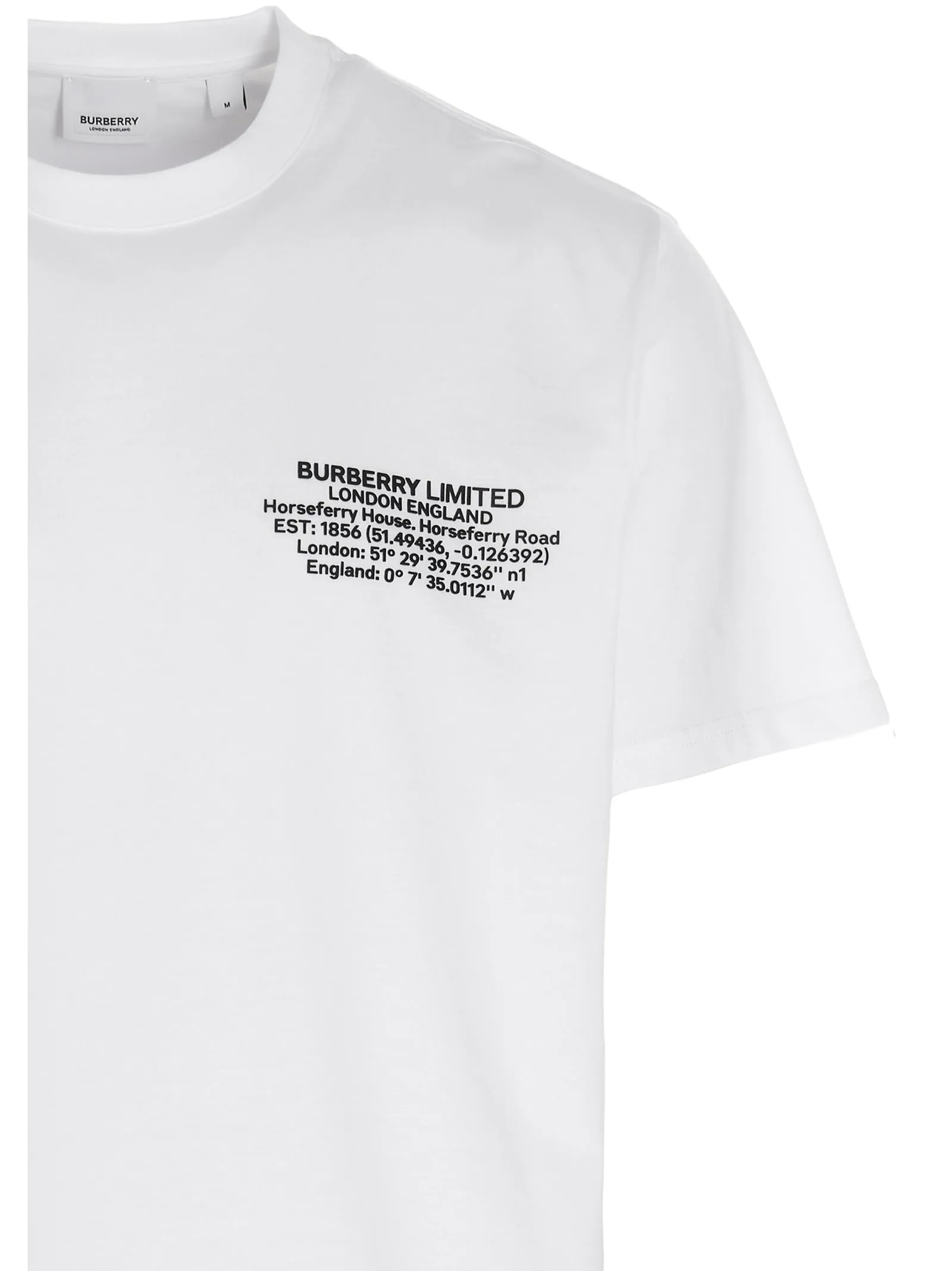 Burberry Address Printed T-Shirt