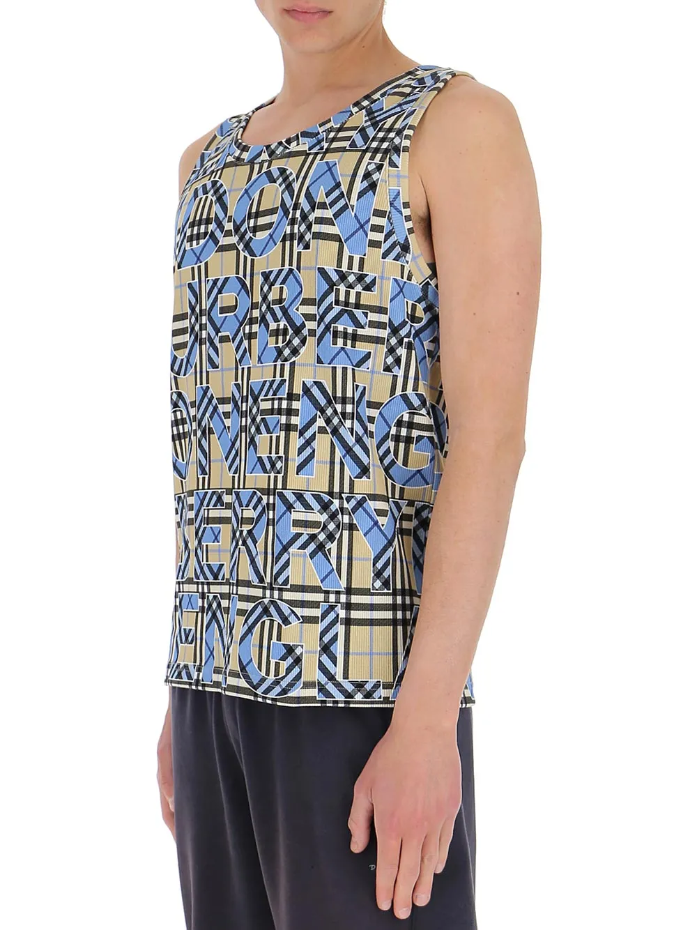 Burberry Allover Logo Tank Top