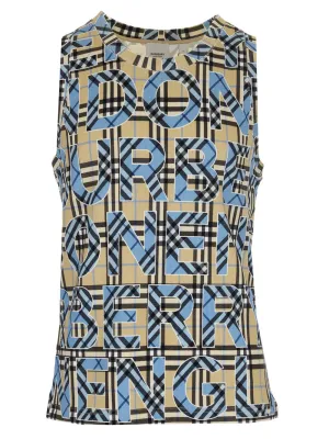 Burberry Allover Logo Tank Top