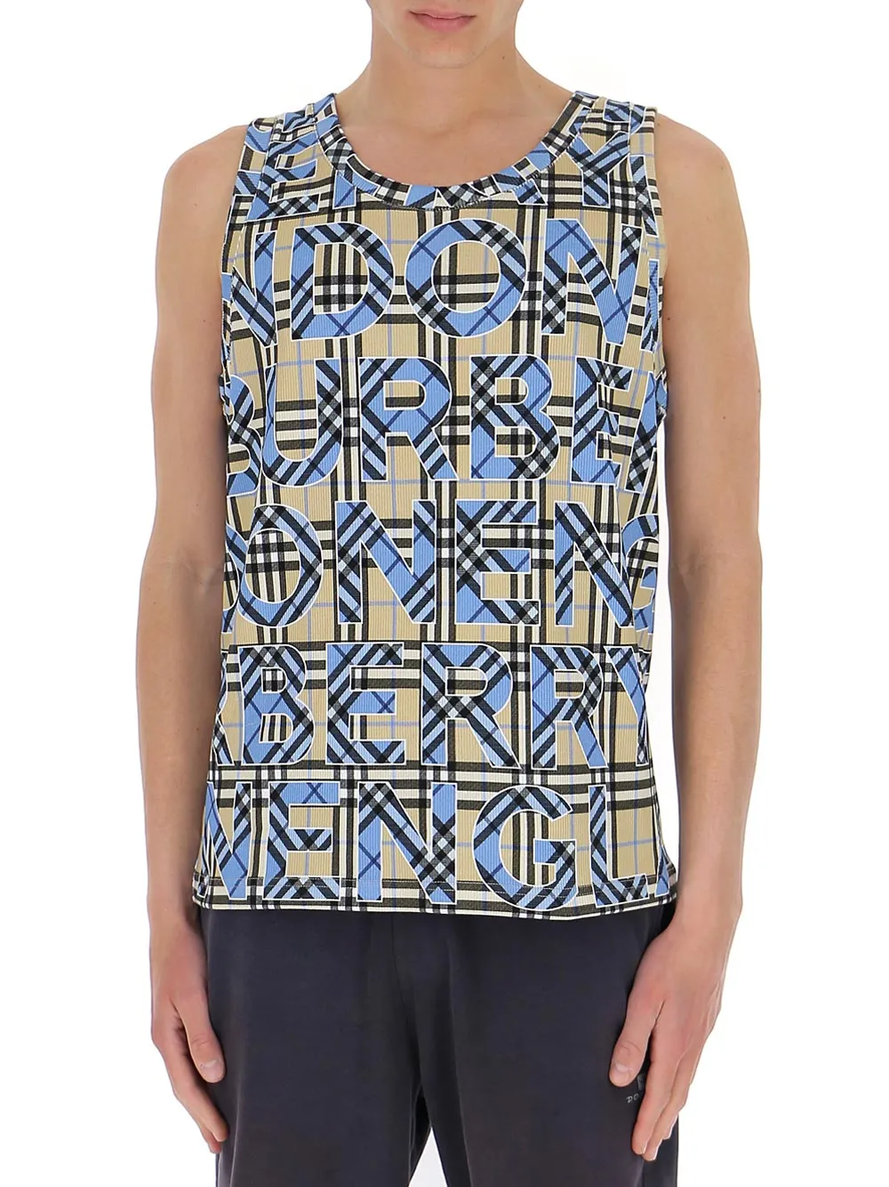 Burberry Allover Logo Tank Top
