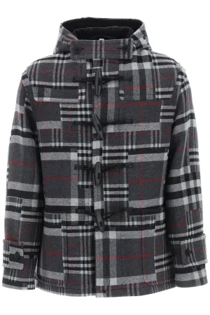 Burberry Checked Oversized Duffle Coat