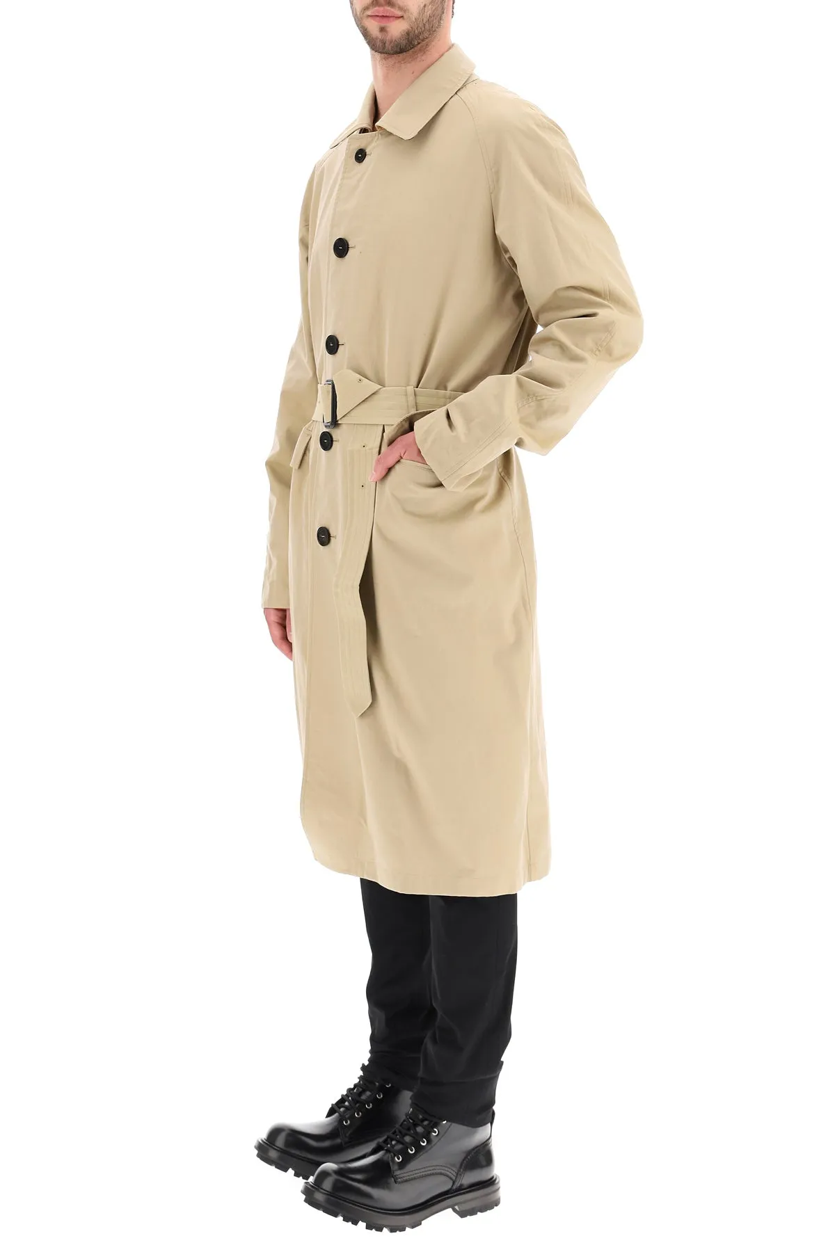 Burberry Checked Reversible Trench Coat