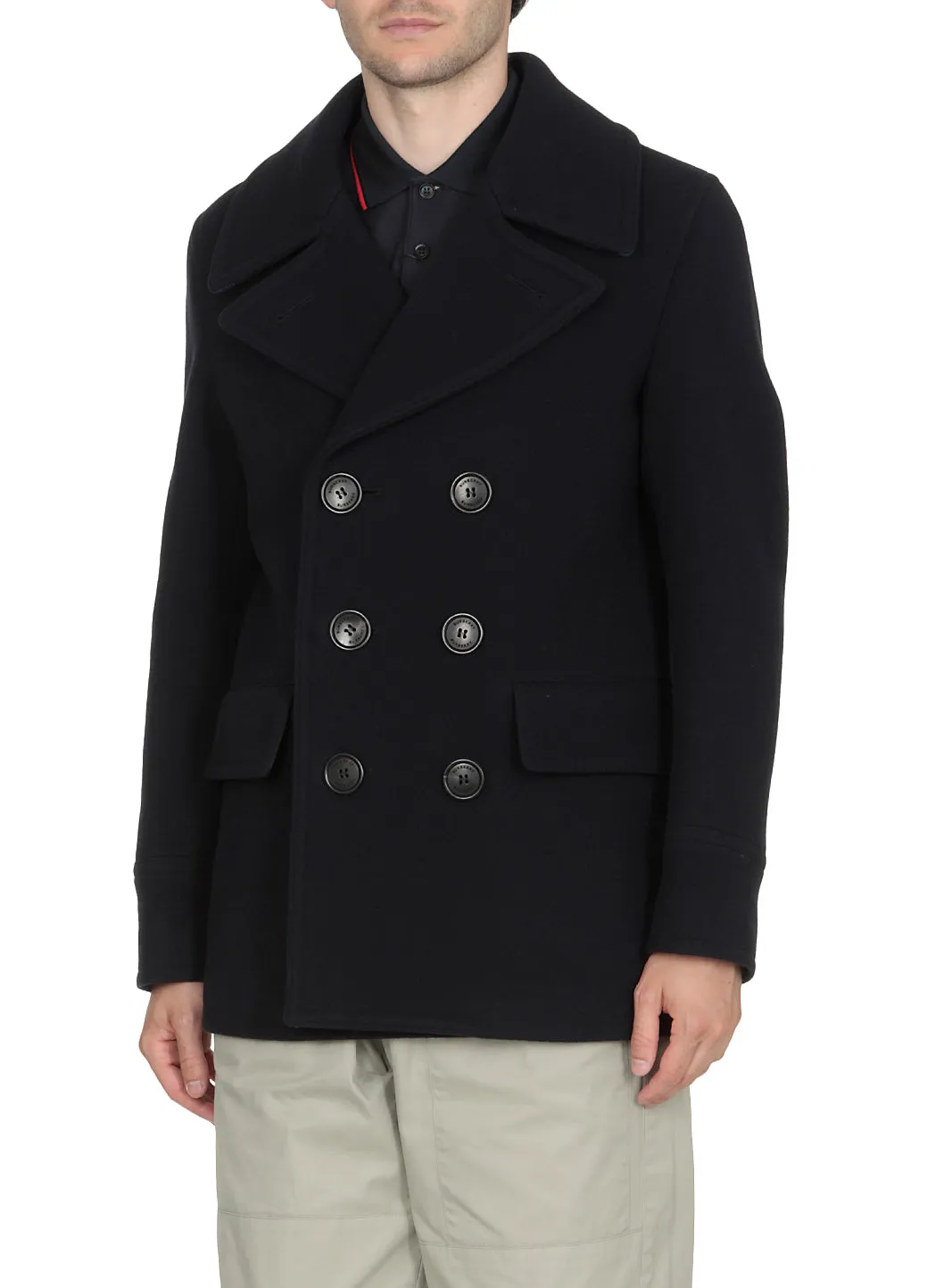 Burberry Double-Breasted Pea Coat
