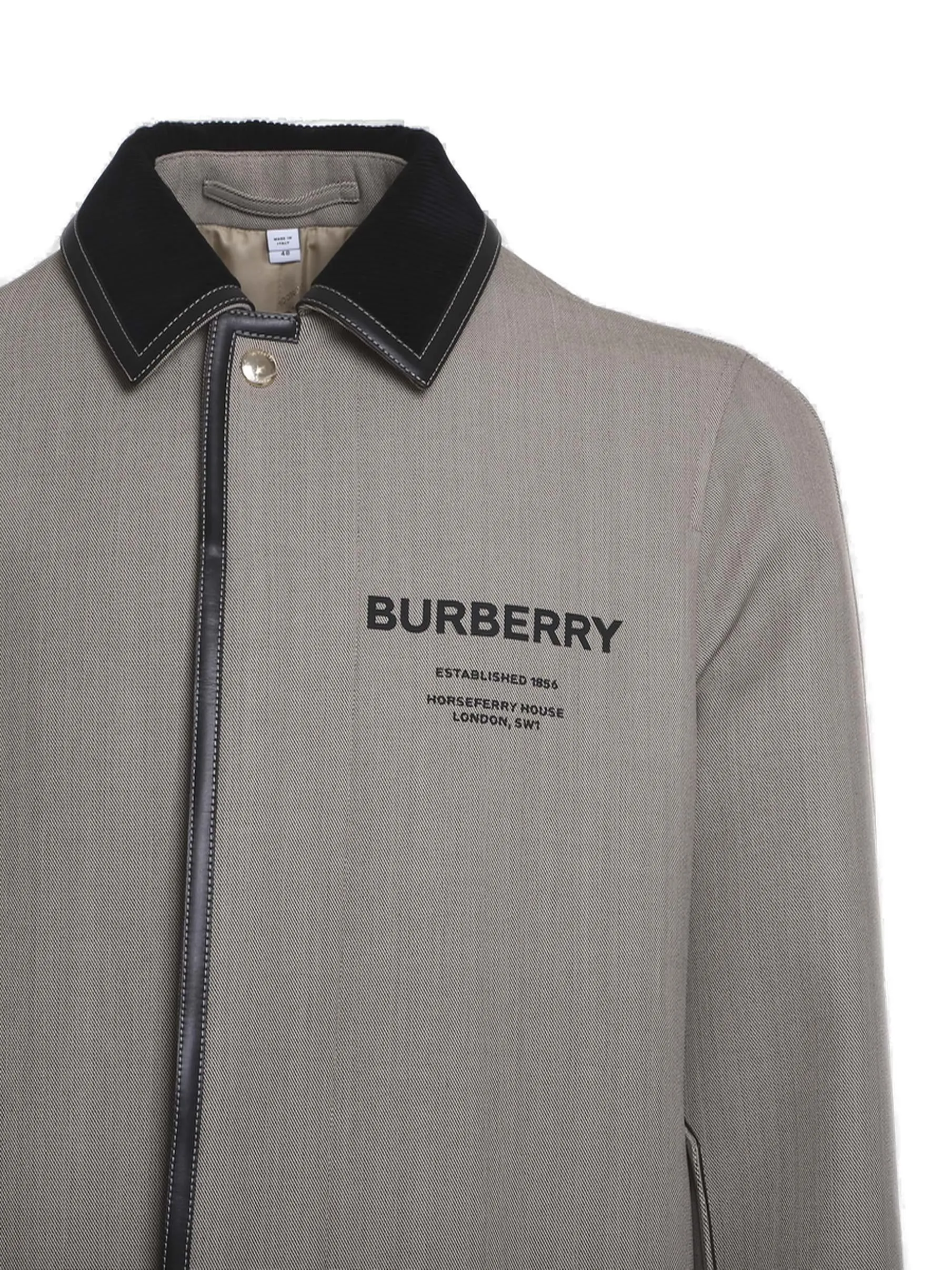 Burberry Horseferry-Print Long Sleeved Coat