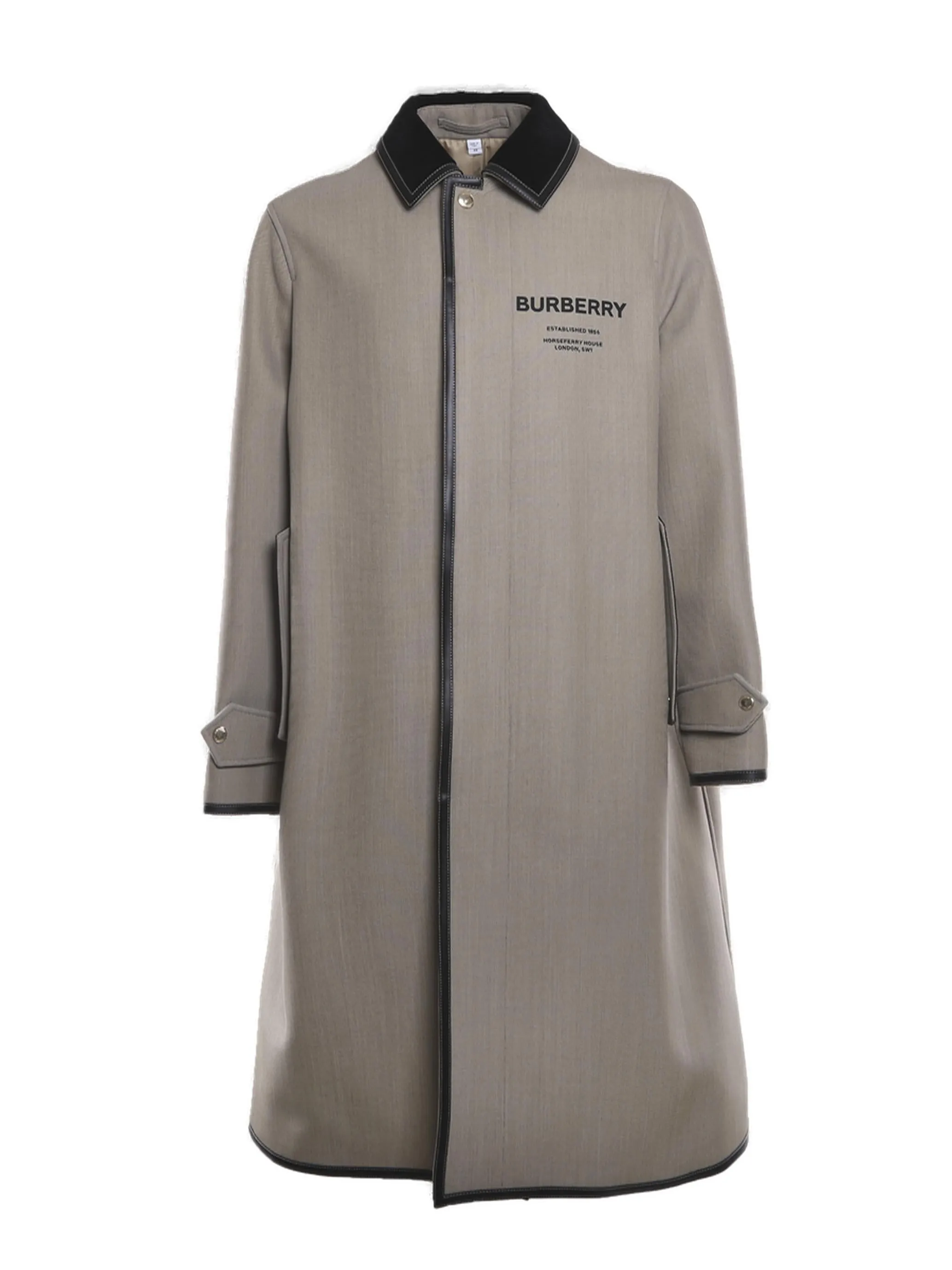 Burberry Horseferry-Print Long Sleeved Coat