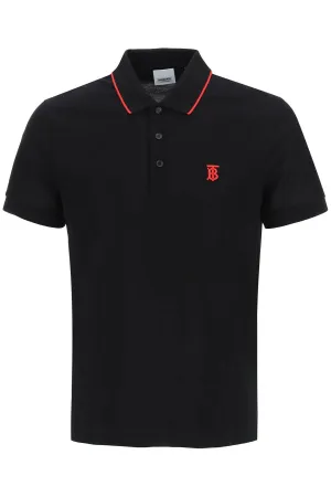 Burberry Logo Embroidered Polo Shirt
