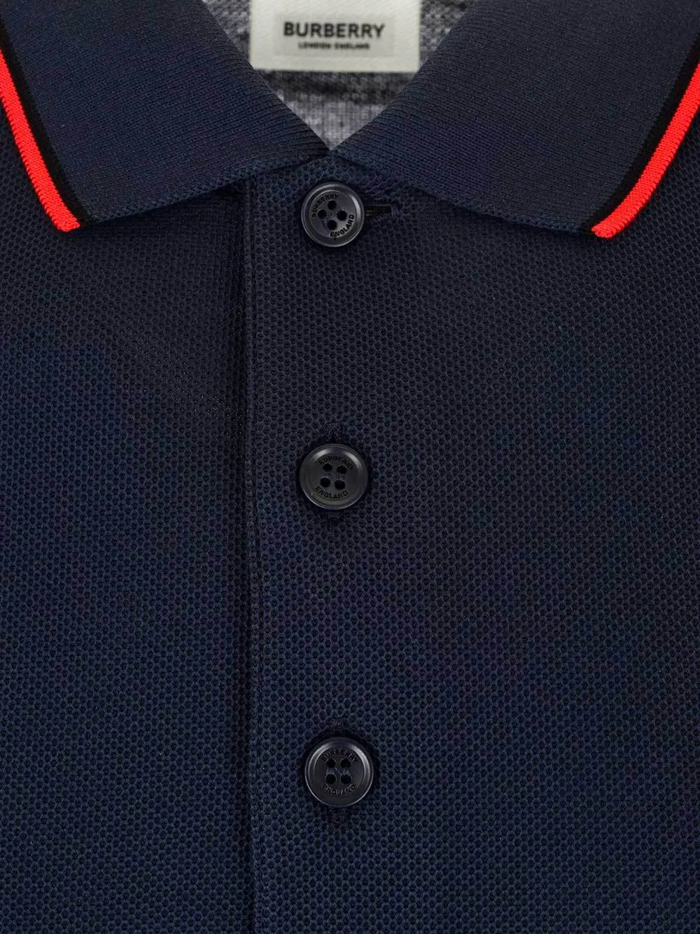 Burberry Logo Patch Polo Shirt