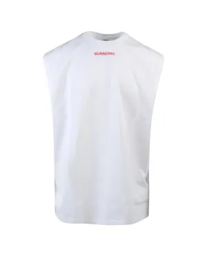 Burberry Logo Printed Sleeveless Top