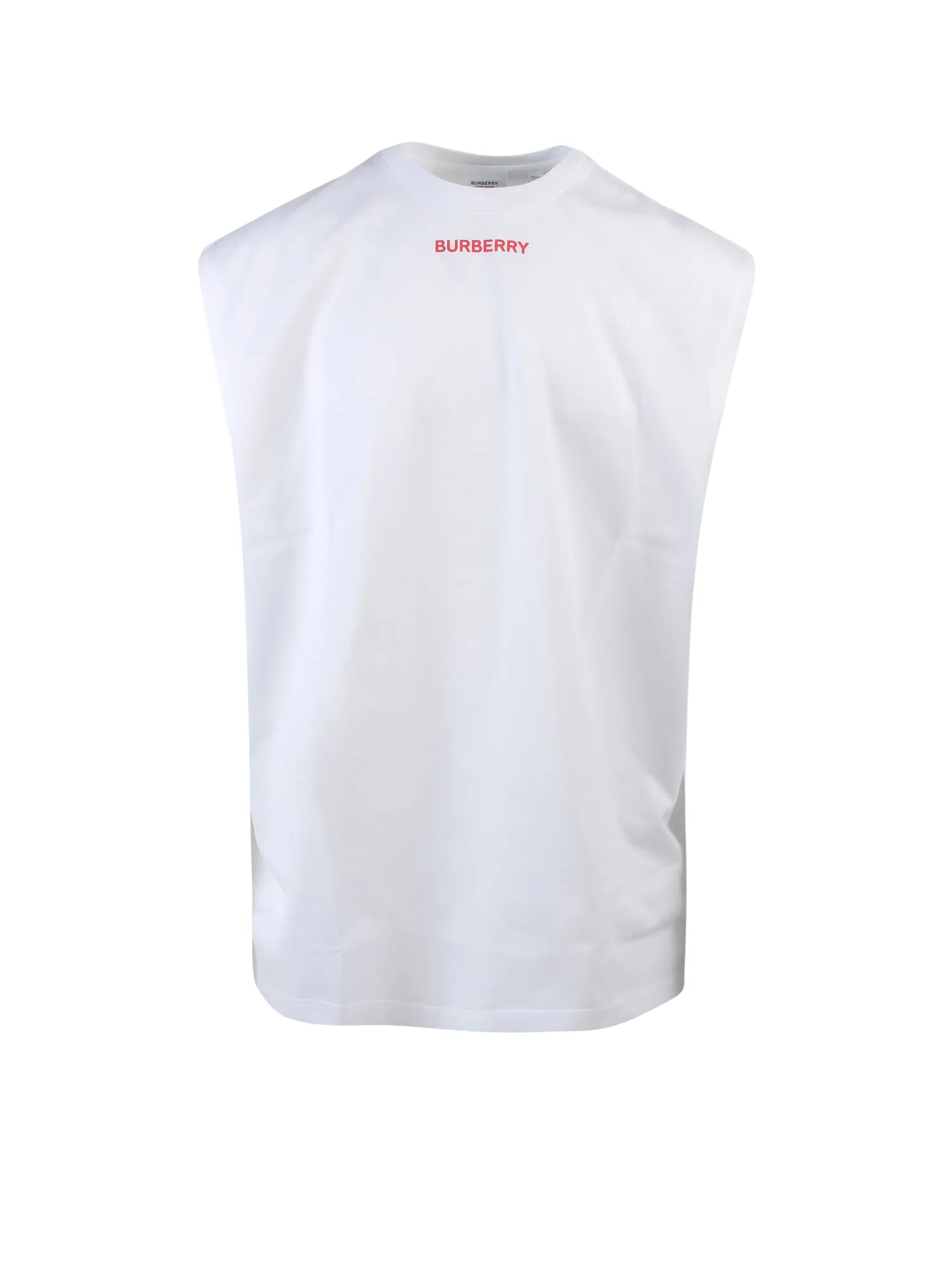 Burberry Logo Printed Sleeveless Top