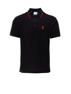 Burberry Monogram Embroidered Polo Shirt