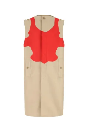 Burberry Sleeveless Boat Neck Coat