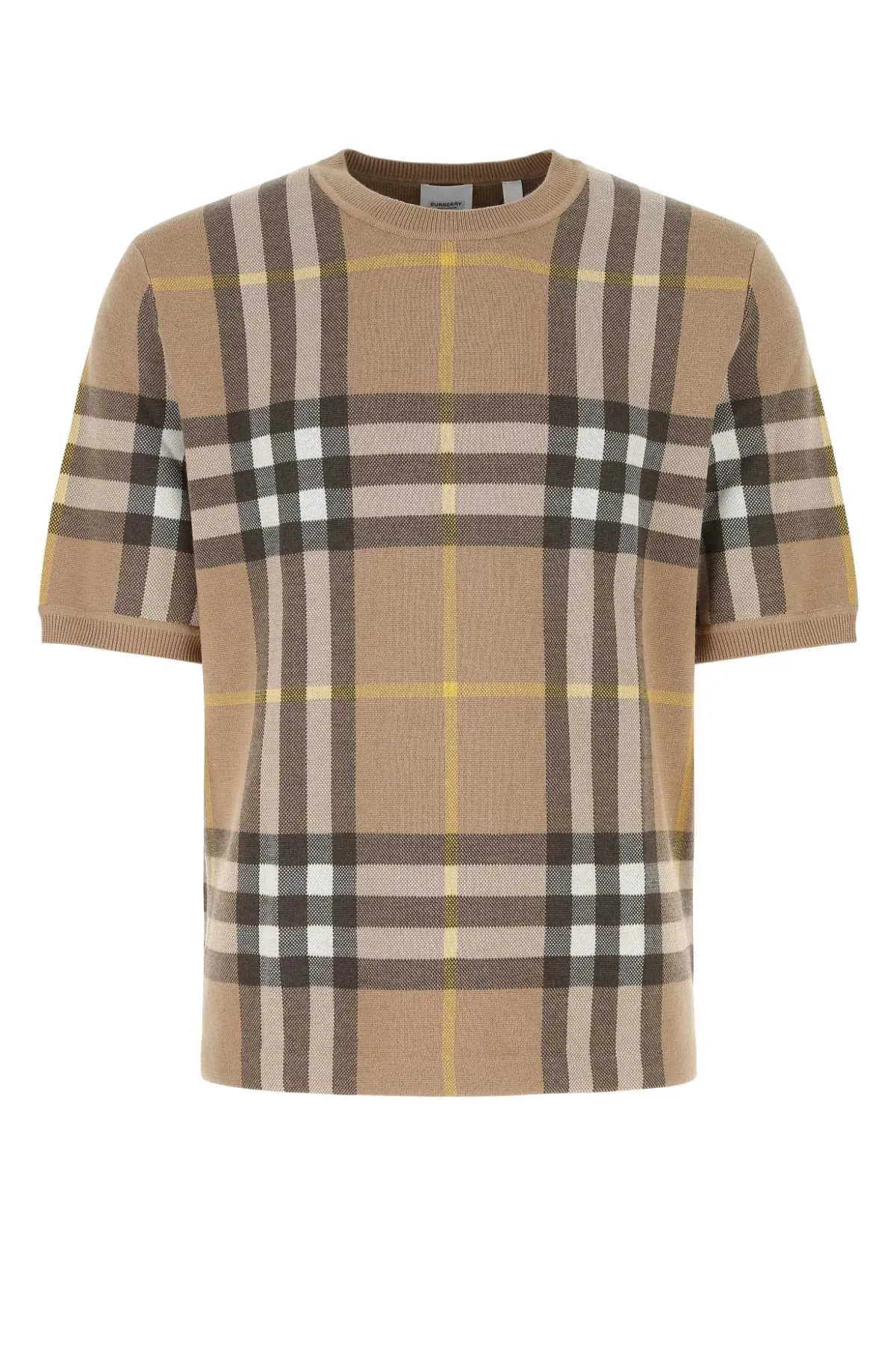 Burberry Vintage Check Crewneck Knit Top