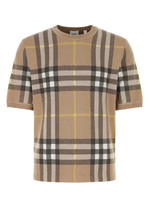 Burberry Vintage Check Crewneck Knit Top