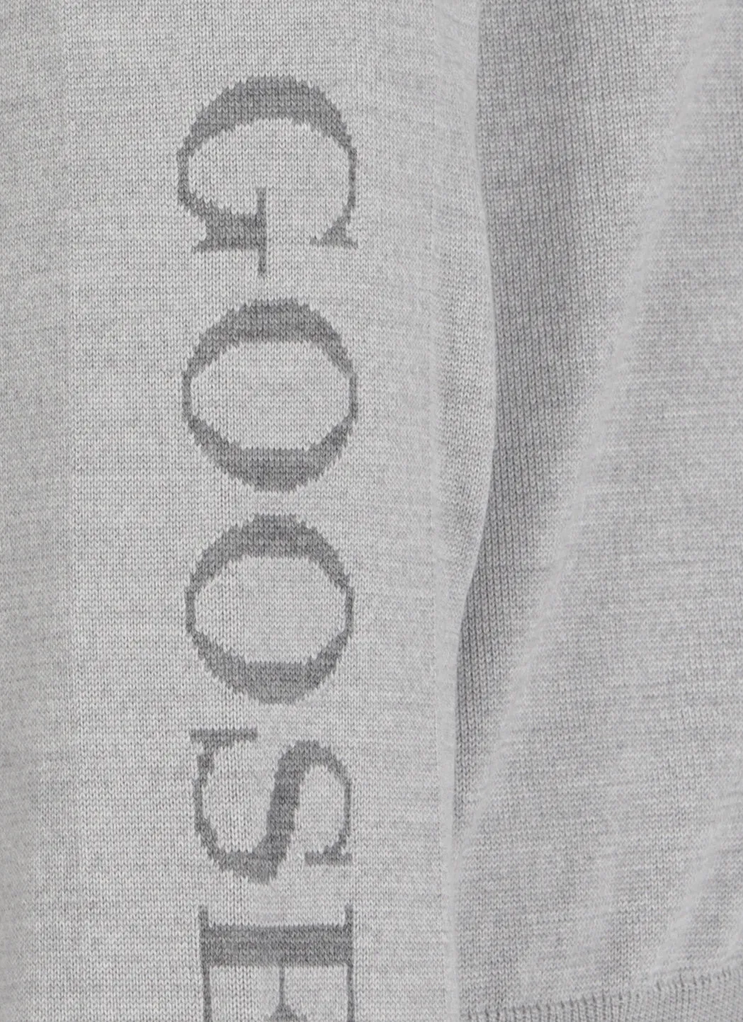 Canada Goose Logo Intarsia Drawstring Knitted Hoodie