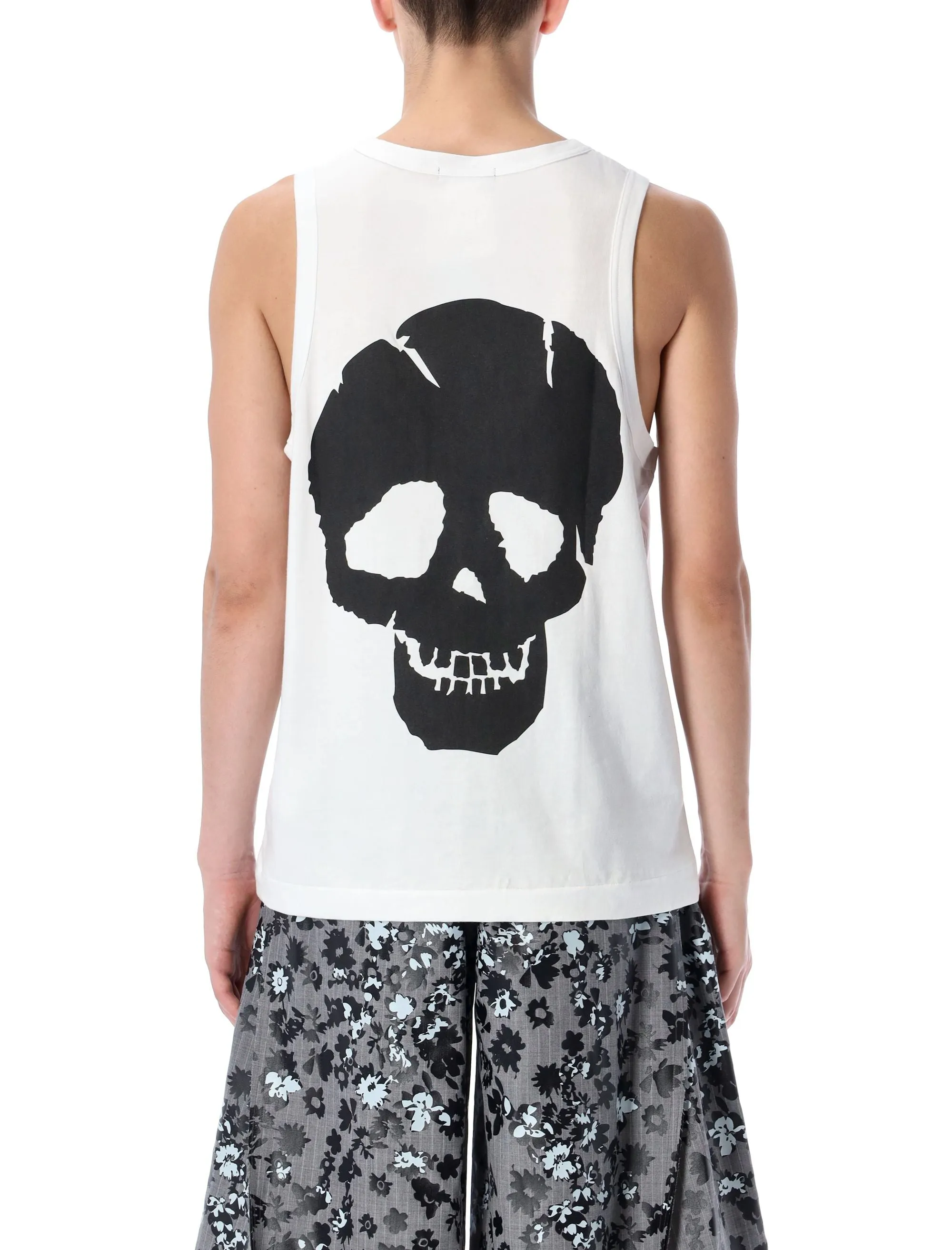 Comme des Garons Homme Plus Skull Printed Top