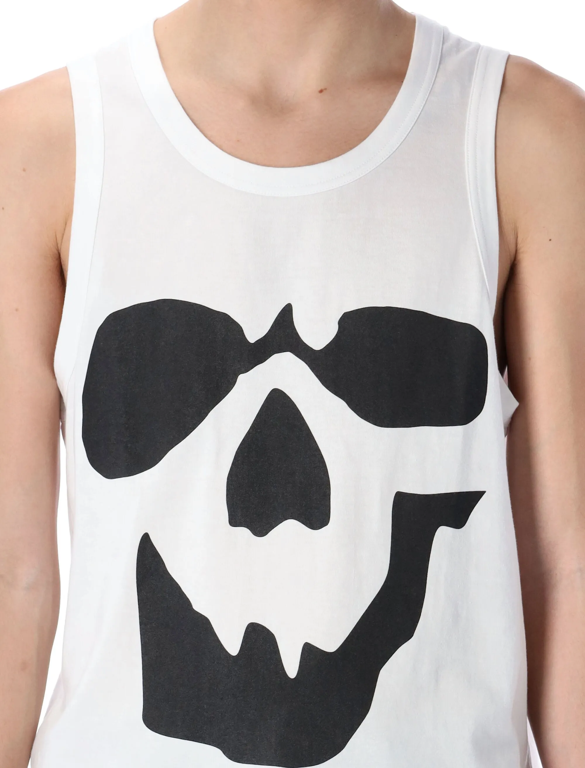 Comme des Garons Homme Plus Skull Printed Top