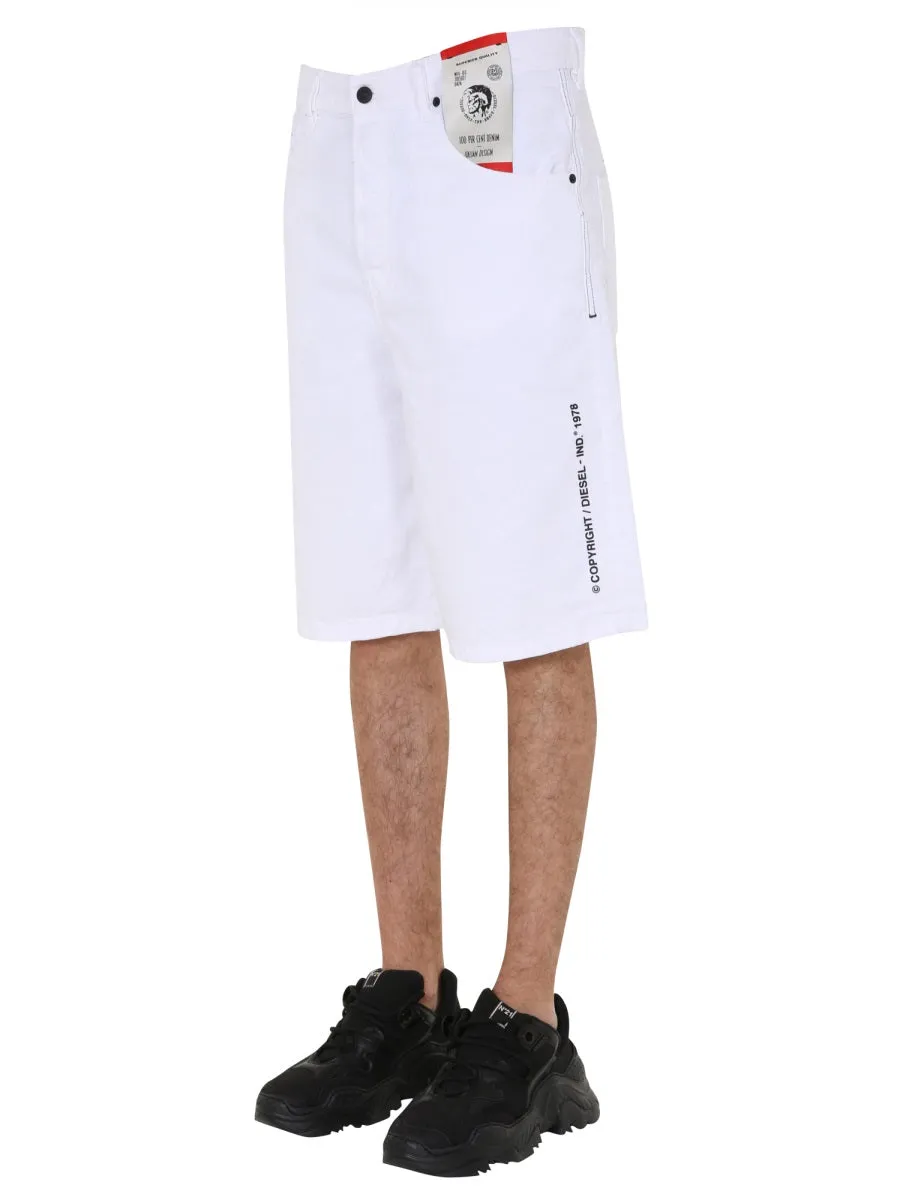 Diesel Flared Shorts