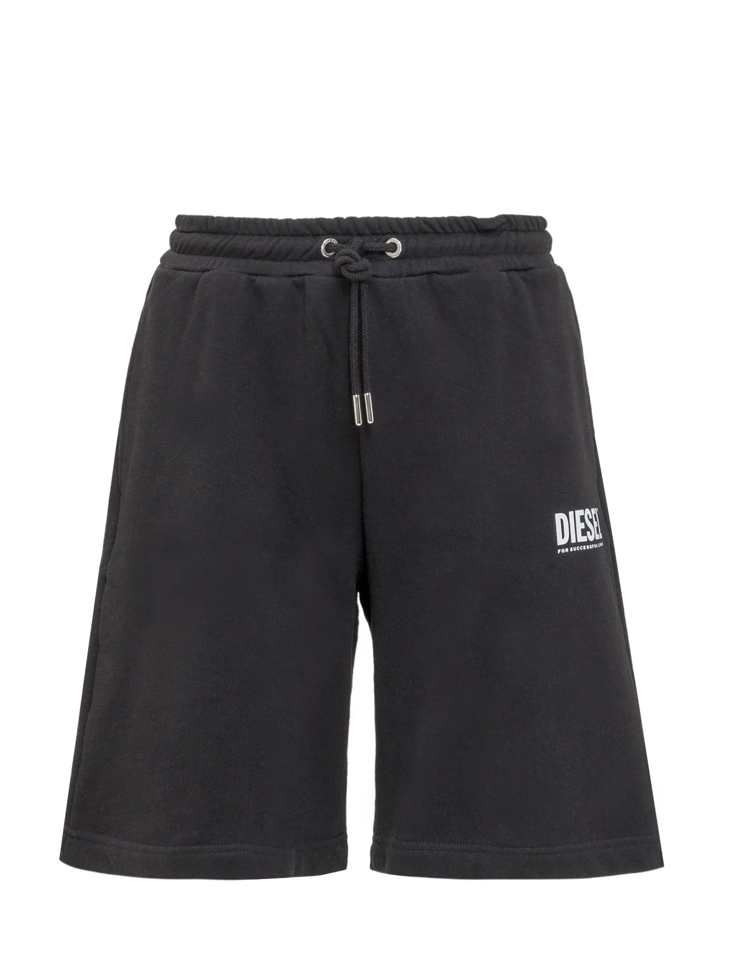 Diesel Logo Print Sweat Shorts
