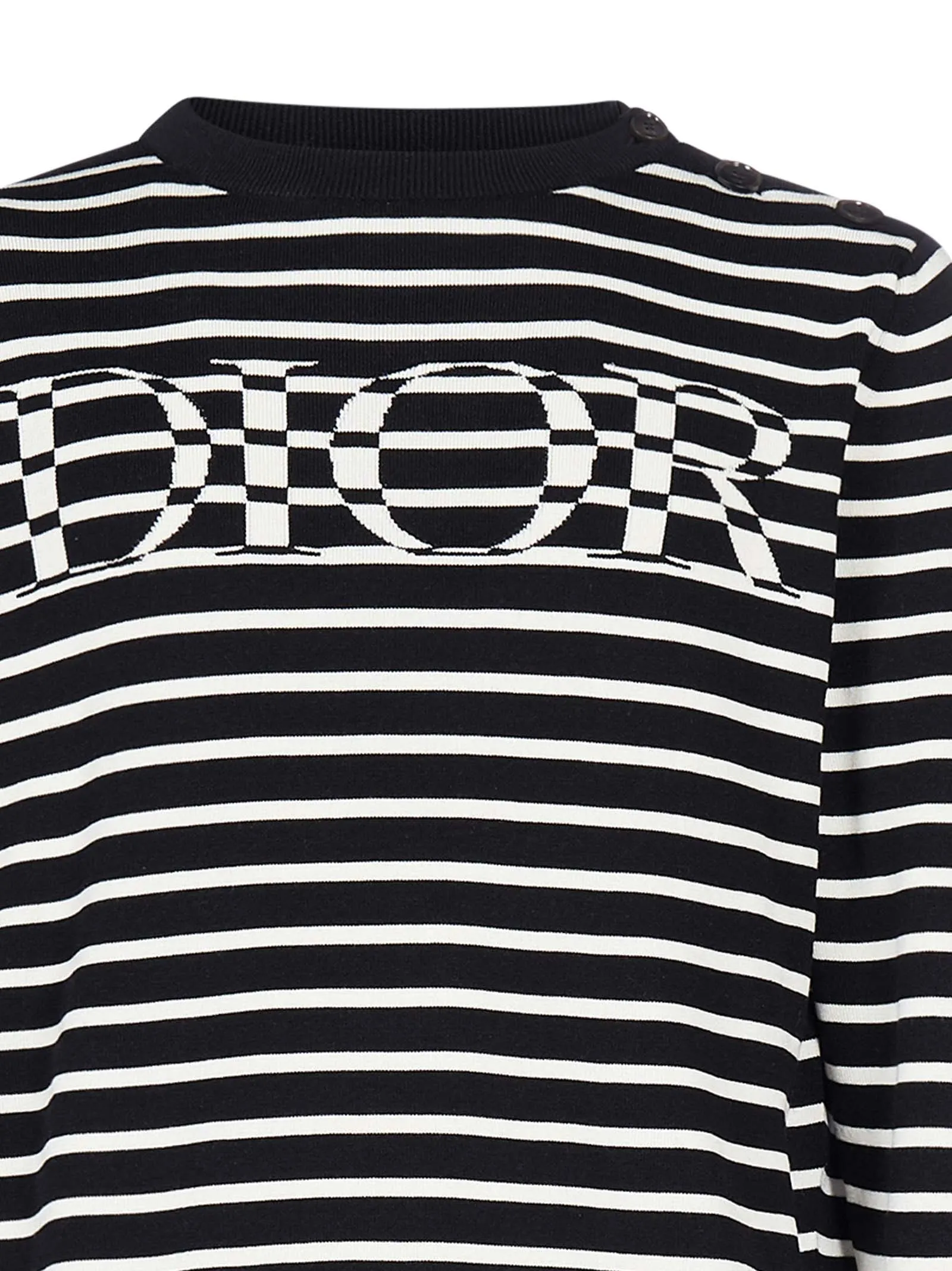 Dior Homme Logo Striped Sweater