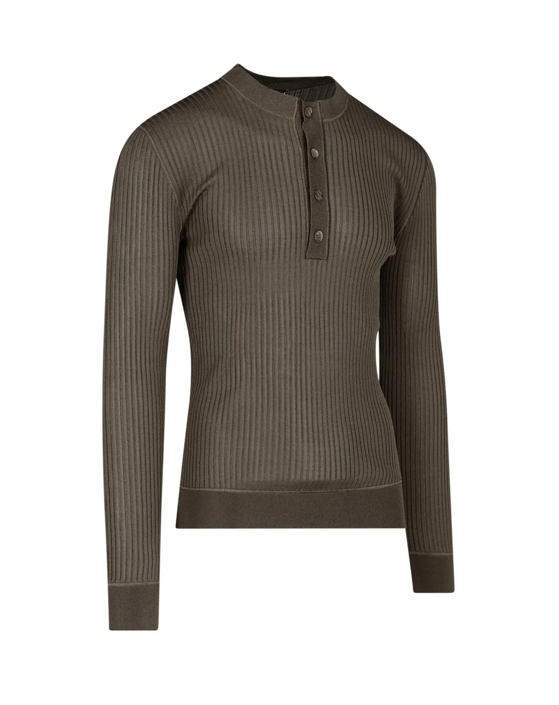 Dolce & Gabbana Crewneck Ribbed Knit Top