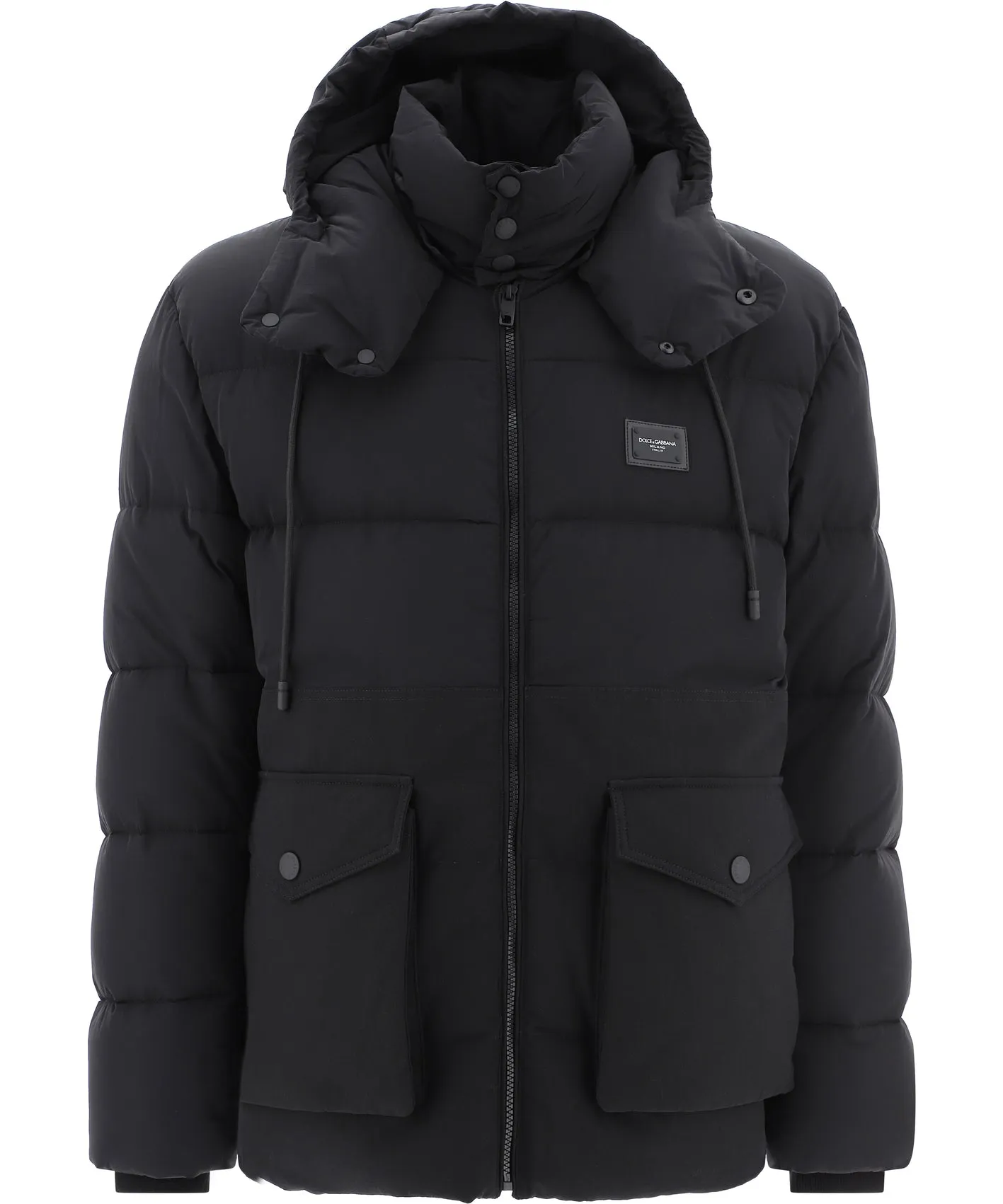 Dolce & Gabbana Hooded Quilted Coat