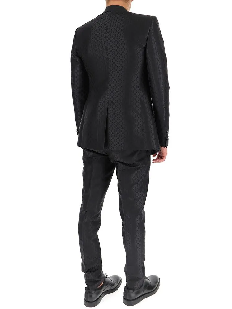 Dolce & Gabbana Jacquard Two-Piece Suit