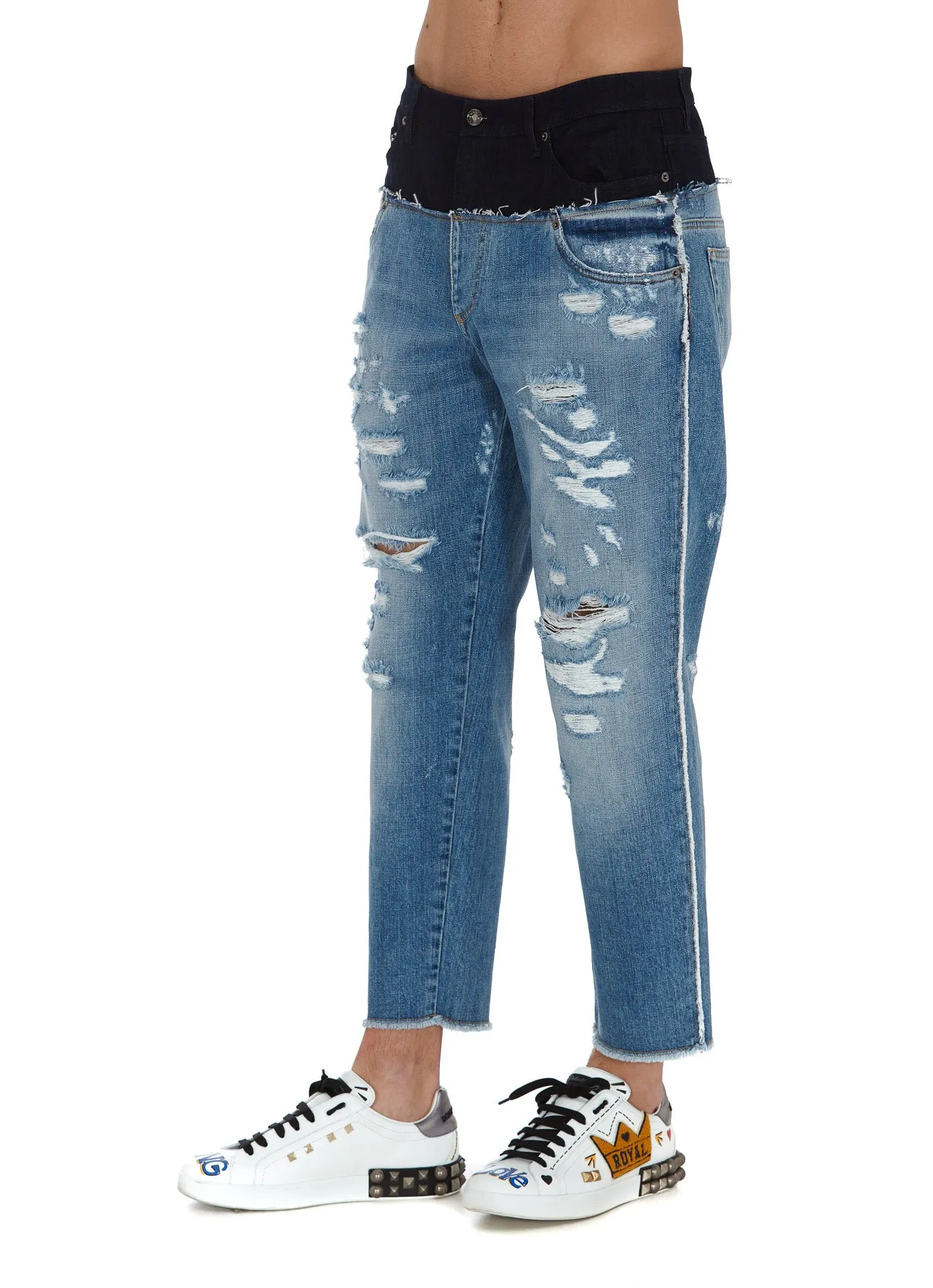 Dolce & Gabbana Layered Jeans