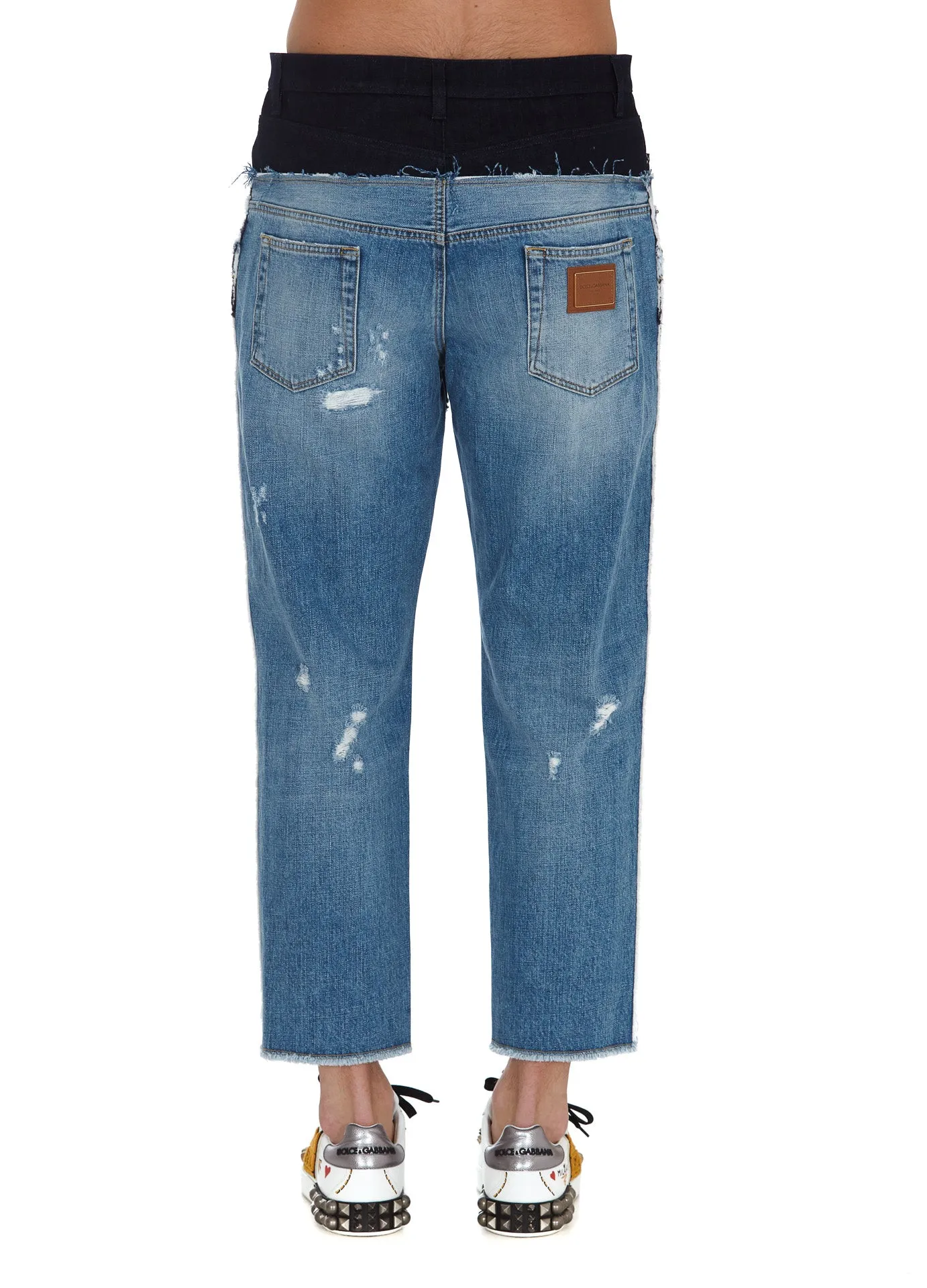 Dolce & Gabbana Layered Jeans