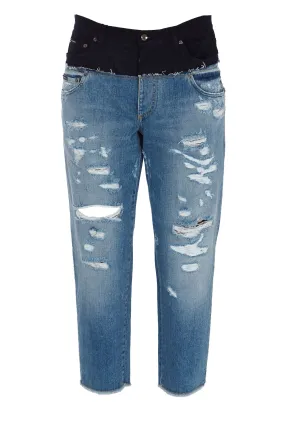 Dolce & Gabbana Layered Jeans