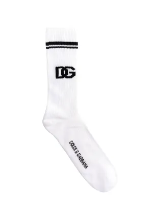 Dolce & Gabbana Logo Intarsia Socks