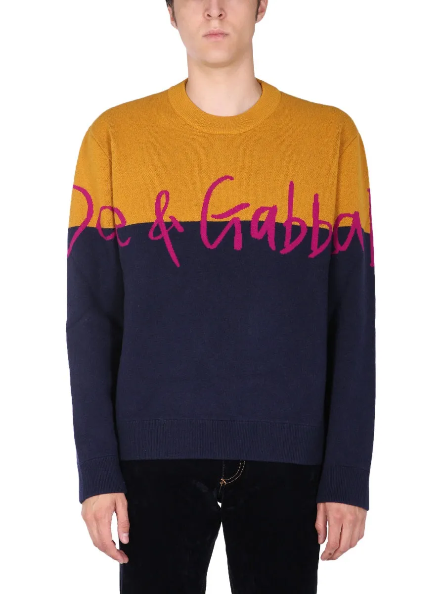 Dolce & Gabbana Logo Knitted Jumper
