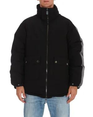 Dolce & Gabbana Logo Plaque Padded Coat