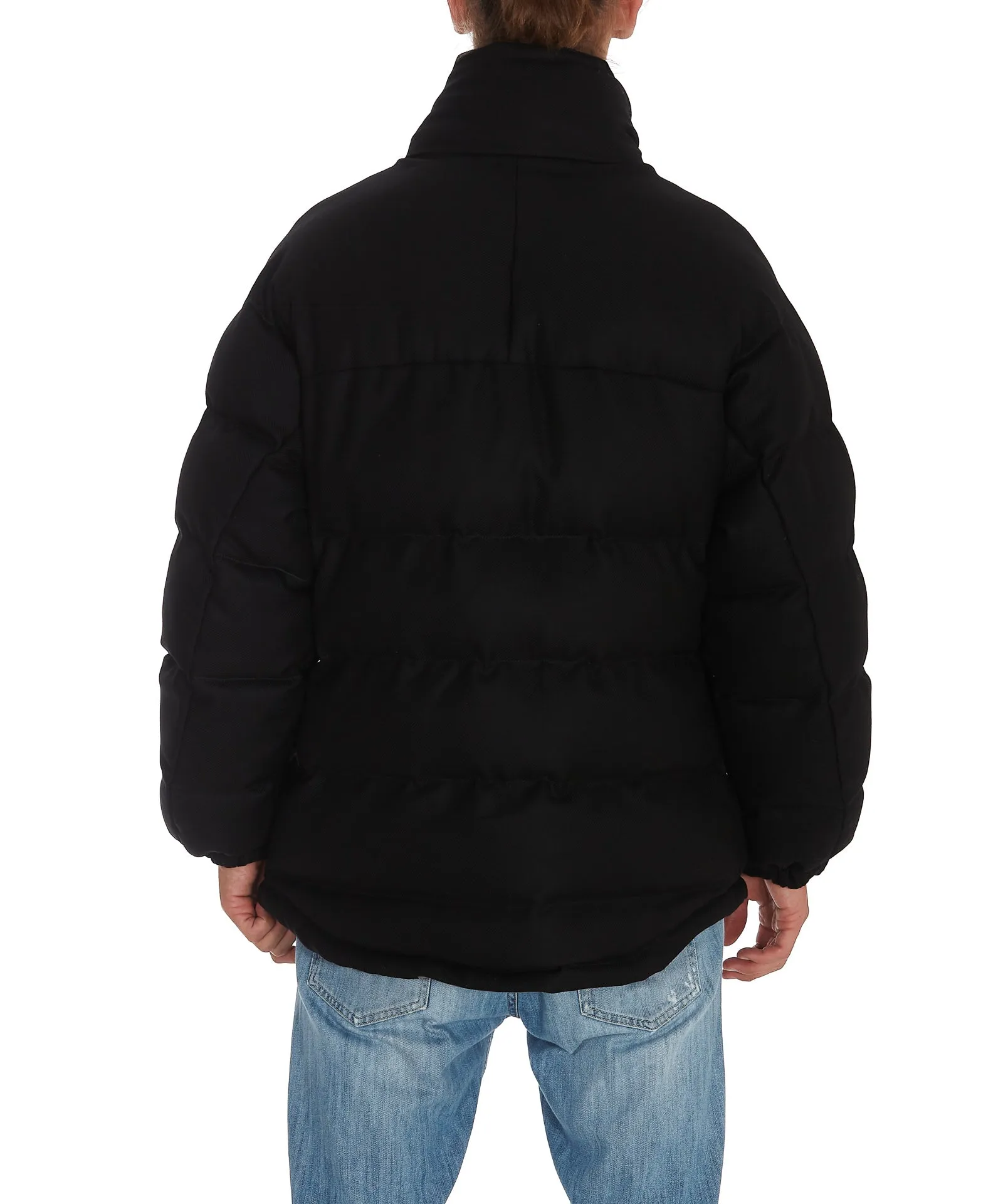 Dolce & Gabbana Logo Plaque Padded Coat