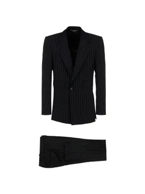 Dolce & Gabbana Pinstripe Stretch Slim Fit Suit