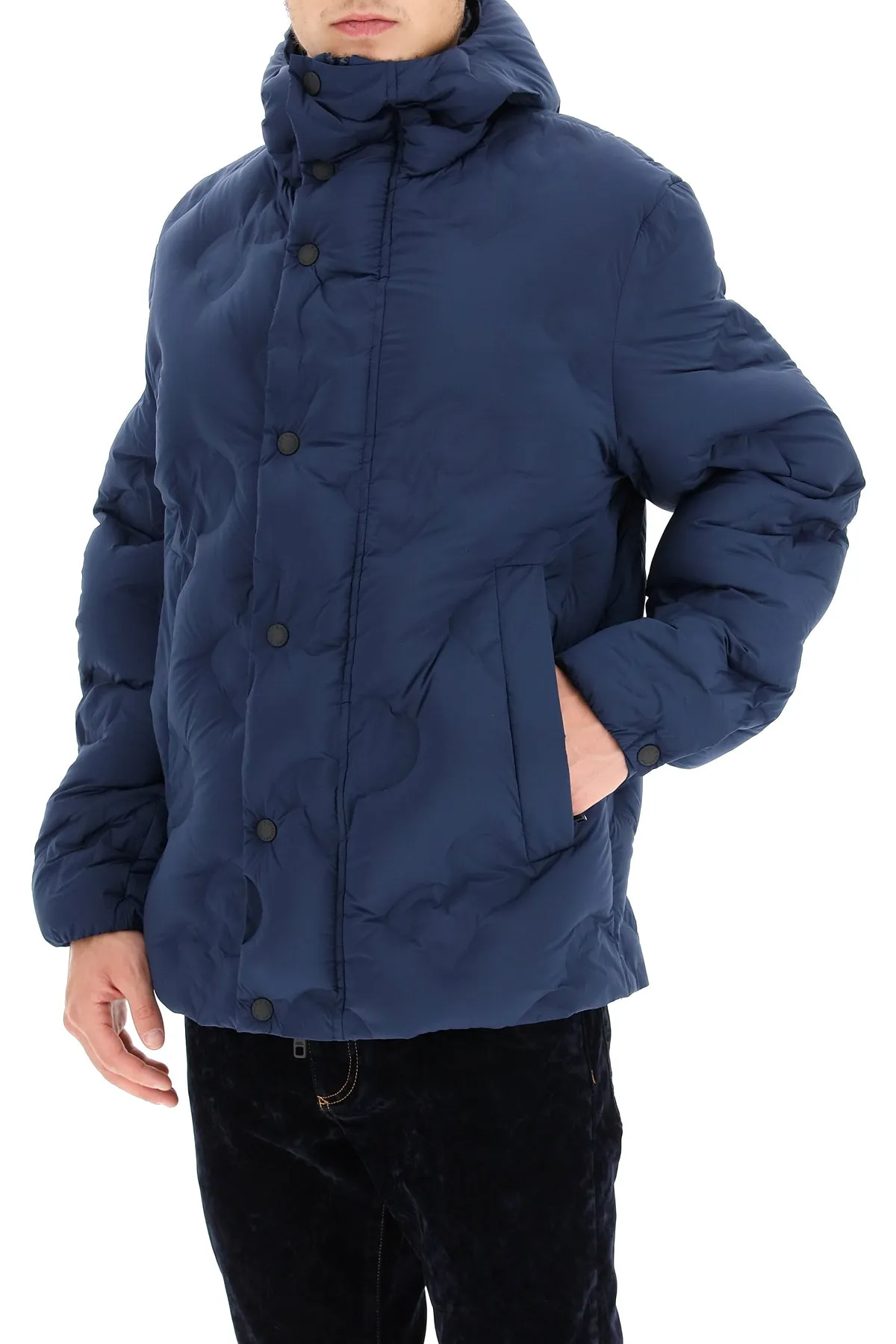Dolce & Gabbana Quilted Hooded Coat