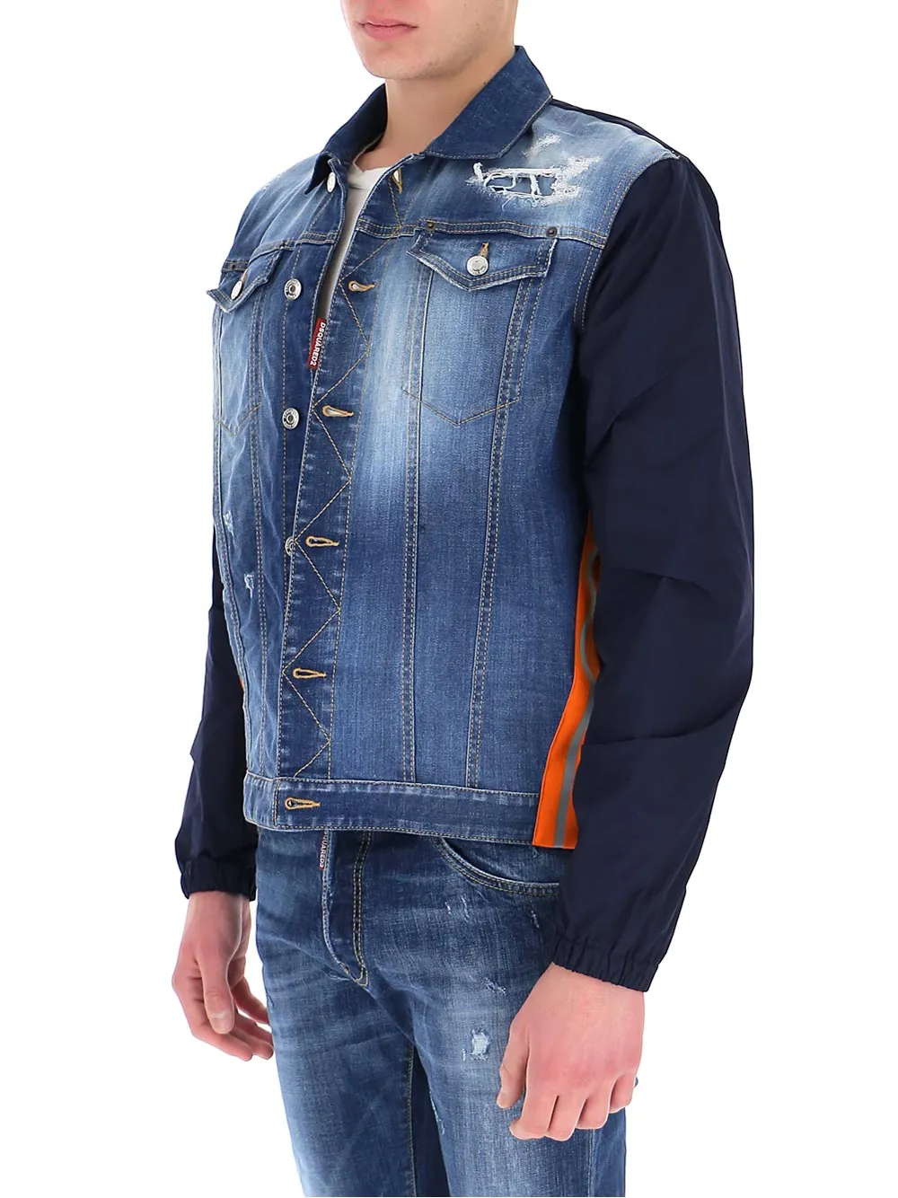 Dsquared2 Contrast Denim Jacket