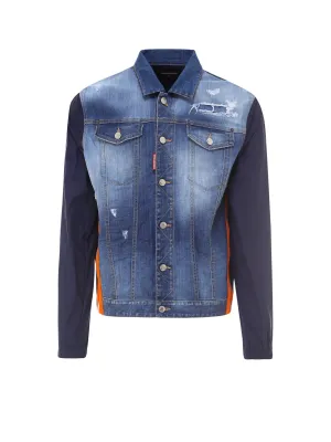 Dsquared2 Contrast Denim Jacket